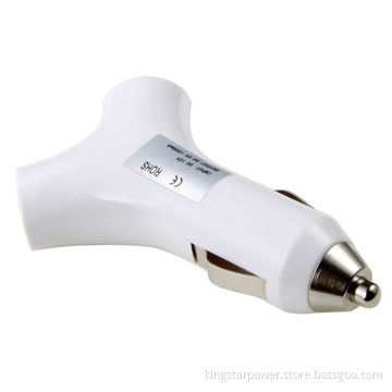 In-car charger for Samsung/iPhone/Nokia/HTC/Blackberry/Huawei/Sony Ericsson/5V 2.1A/Y-Type/Dual USB